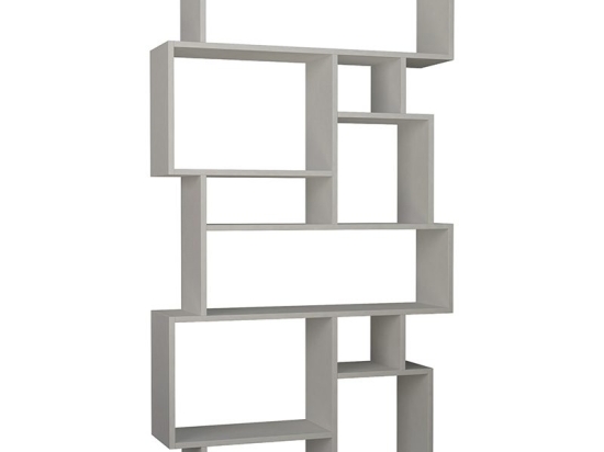 Βιβλιοθήκη Karmato pakoworld λευκό 96x25.5x168.5εκ
