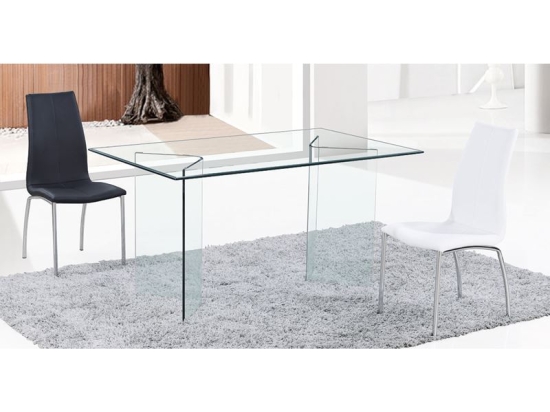 GLASSER ΤΡΑΠΕΖΙ - ΓΡΑΦΕΙΟ ΔΙΑΦΑΝΟ ΓΥΑΛΙ 12MM