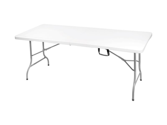 BLOW ΤΡΑΠΕΖΙ  ΣΥΝΕΔΡΙΟΥ - CATERING ΠΤΥΣΣΟΜΕΝΟ (ΒΑΛΙΤΣΑ), HDPE ΑΣΠΡΟ, ΜΕΤΑΛΛΟ ΒΑΦΗ ΓΚΡΙ