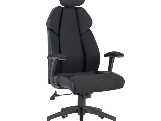 BF8300 ΠΟΛΥΘΡΟΝΑ ΓΡΑΦΕΙΟΥ ΔΙΕΥΘΥΝΤΗ, MICROFIBER ΜΑΥΡΟ PU ΜΑΥΡΟ