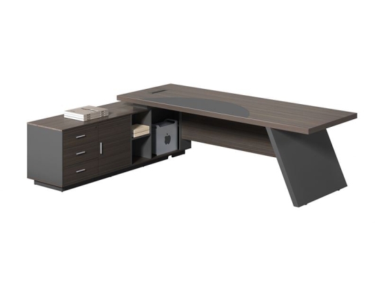 MASTER ΓΡΑΦΕΙΟ ΑΡΙΣΤΕΡΗ ΓΩΝΙΑ, ΑΠΟΧΡΩΣΗ GREY WALNUT