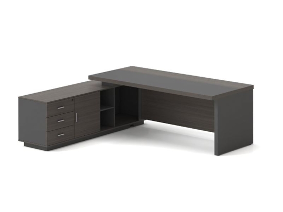 VIP ΓΡΑΦΕΙΟ ΑΡΙΣΤΕΡΗ ΓΩΝΙΑ, ΑΠΟΧΡΩΣΗ GREY WALNUT