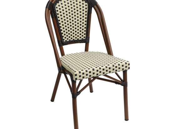 PARIS ΚΑΡΕΚΛΑ BISTRO ΑΛΟΥΜΙΝΙΟ ΚΑΡΥΔΙ, WICKER ΜΠΕΖ - ΚΑΦΕ, ΣΤΟΙΒΑΖΟΜΕΝΗ