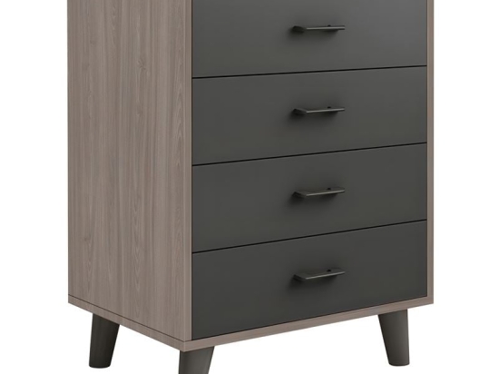 ELIOT ΣΥΡΤΑΡΙΕΡΑ, ΜΕ 4 ΣΥΡΤΑΡΙΑ, ΑΠΟΧΡΩΣΗ SONOMA OAK-GREY