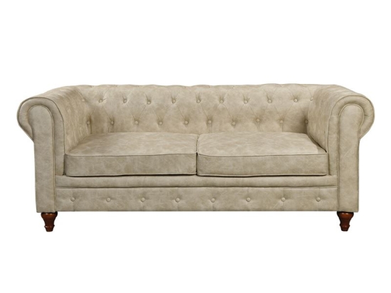 CHESTERFIELD YORK KΑΝΑΠΕΣ 3ΘΕΣΙΟΣ ΣΑΛΟΝΙΟΥ - ΚΑΘΙΣΤΙΚΟΥ, ΥΦΑΣΜΑ ΑΠΟΧΡΩΣΗ ΜΠΕΖ