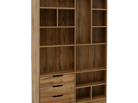 ΒΙΒΛΙΟΘΗΚΗ LUCINDA PAKOWORLD SONOMA 120X29.8X180.5ΕΚ