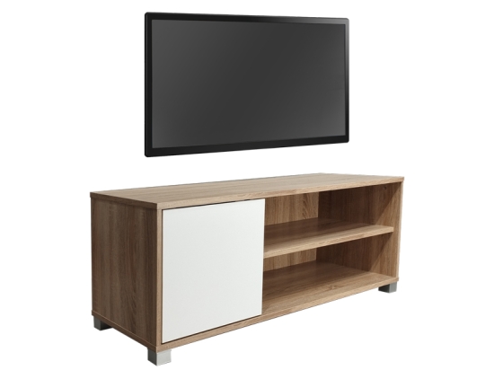 ΕΠΙΠΛΟ ΤΗΛΕΟΡΑΣΗΣ ELLON PAKOWORLD ΜΕΛΑΜΙΝΗΣ SONOMA-ΛΕΥΚΟ 120X40X41ΕΚ.