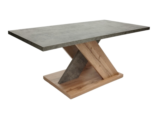 ΤΡΑΠΕΖΙ ΣΑΛΟΝΙΟΥ SOLANGE PAKOWORLD ΣΕ ΓΚΡΙ-SONOMA ΑΠΟΧΡΩΣΗ 110X55X47.5ΕΚ