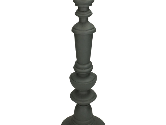 ΚΗΡΟΠΗΓΙΟ ARTELIBRE ΓΚΡΙ POLYRESIN 13.5X13.5X41CM