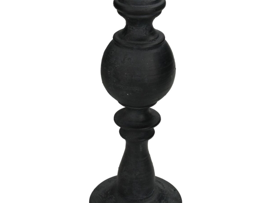 ΚΗΡΟΠΗΓΙΟ ARTELIBRE ΜΑΥΡΟ POLYRESIN 8.5X8.5X22CM
