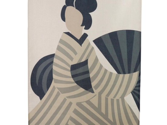 ΔΙΑΚΟΣΜΗΤΙΚΟ ΤΟΙΧΟΥ ΚΡΕΜΑΣΤΟ ARTELIBRE JAPANDI ΜΠΕΖ POLYESTER 105X136CM