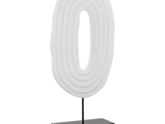 ΑΝΑΓΛΥΦΟ ΣΤΑΝΤ 'PEZZO' MDF ΜΑΥΡΟ/ΛΕΥΚΟ 7.5X17.5X39.5CM