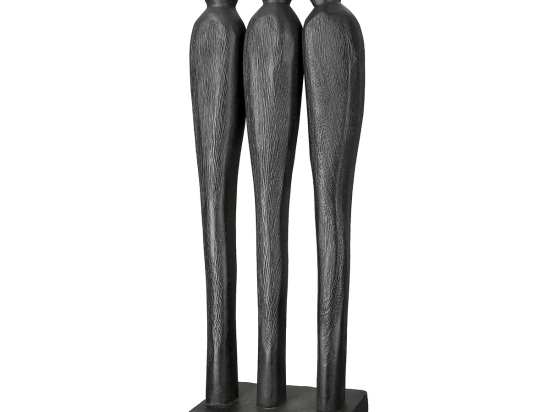ΓΛΥΠΤΟ '3 PEOPLE' ΟΜΑΔΑ ΞΥΛΟ ΜΑΝΓΚΟ ΜΑΥΡΟ 6.5X14X36CM