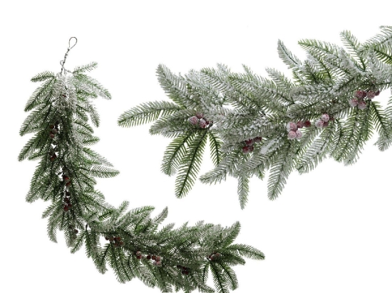 ΓΙΡΛΑΝΤΑ ΧΙΟΝΙΣΜΕΝΟ ΜΕ BERRIES 103CM