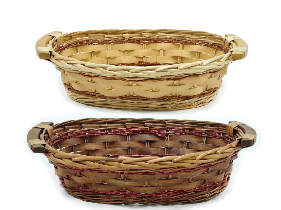 ΚΑΛΑΘΙ ΟΒΑΛ 38X28CM ΣΕ 2 ΣΧΕΔΙΑ