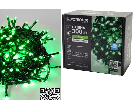 300 LED ΕΣΩΤ. & ΕΞΩΤ. ΧΩΡΟΥ ΜΕ 8 ΠΡΟΓΡΑΜΜΑΤΑ ΚΑΙ ΜΕΤΑΣΧΗΜΑΤΙΣΤΗ ΠΡΑΣΙΝΟ ΦΩΣ ΠΡΑΣΙΝΟ ΚΑΛΩΔΙΟ ΜΗ ΕΠΕΚΤΕΙΝΟΜΕΝΟ IP44 31V 14