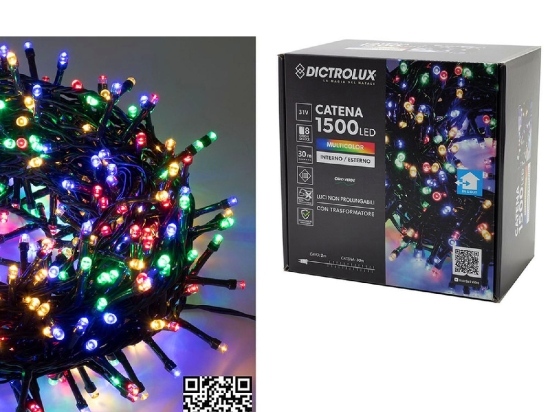1500 LED ΕΣΩΤ. & ΕΞΩΤ. ΧΩΡΟΥ ΜΕ 8 ΠΡΟΓΡΑΜΜΑΤΑ ΚΑΙ ΜΕΤΑΣΧΗΜΑΤΙΣΤΗ ΠΟΛΥΧΡΩΜΟ ΦΩΣ ΠΡΑΣΙΝΟ ΚΑΛΩΔΙΟ ΜΗ ΕΠΕΚΤΕΙΝΟΜΕΝΟ IP44 31V