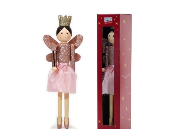 ΝΕΡΑΙΔΑ ΜΕ GLITTER ΞΥΛΟ 55CM
