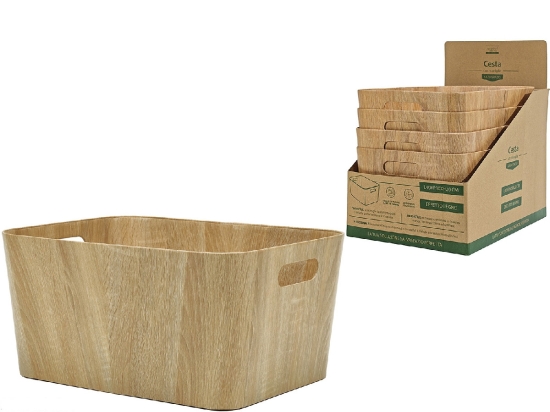 ΚΑΛΑΘΙ ΦΥΣΙΚΟ/ΞΥΛΟ/ΠΛΑΣΤΙΚΟ/ΧΑΡΤΙ 40X30X20CM ΣΕ 6 ΧΡΩΜΑΤΑ