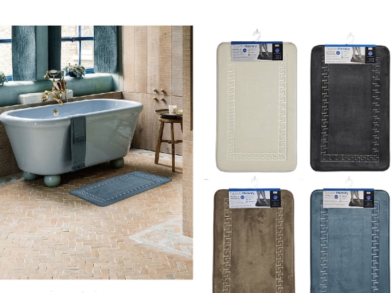 ΧΑΛΙ ΜΠΑΝΙΟΥ MEMORY FOAM 50X80CM ΣΕ 4 ΧΡΩΜΑΤΑ
