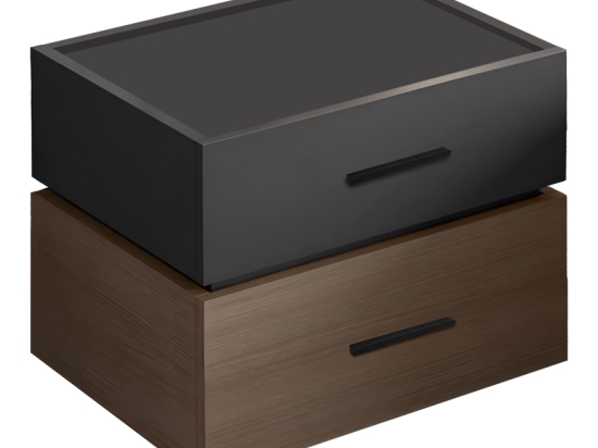 ΚΟΜΟΔΙΝΟ SONLEN PAKOWORLD MDF ΣΕ SONOMA-ΑΝΘΡΑΚΙ ΑΠΟΧΡΩΣΗ 60X40X44.5ΕΚ