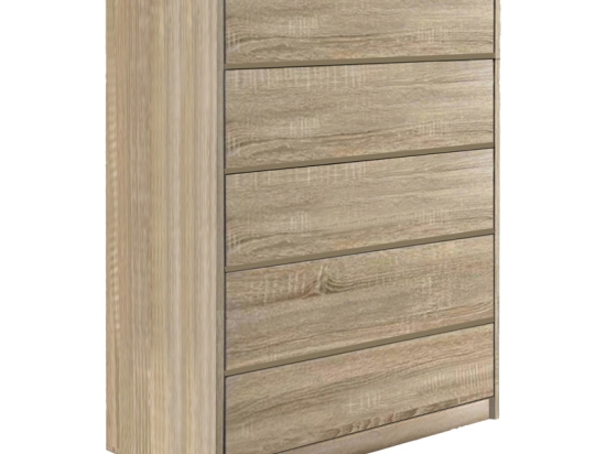 ΣΥΡΤΑΡΙΕΡΑ KUANGER PAKOWORLD MDF ΣΕ ΦΥΣΙΚΗ ΑΠΟΧΡΩΣΗ 80X40X109ΕΚ