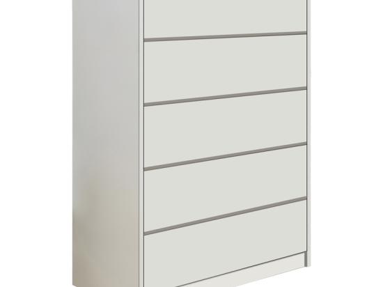 ΣΥΡΤΑΡΙΕΡΑ KUANGER PAKOWORLD MDF ΣΕ ΛΕΥΚΗ ΑΠΟΧΡΩΣΗ 80X40X109ΕΚ