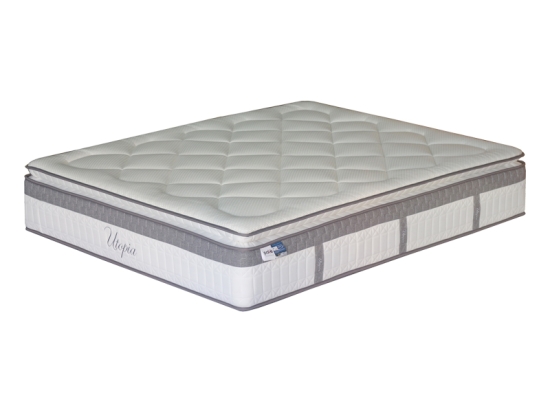 ΣΤΡΩΜΑ UTOPIA PAKOWORLD POCKET SPRING ΜΟΝΗΣ ΟΨΗΣ ΜΕ ΑΝΩΣΤΡΩΜΑ 30-32CM 140X200ΕΚ