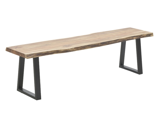 ΠΑΓΚΑΚΙ MILES PAKOWORLD ΜΑΣΙΦ ΞΥΛΟ 4ΕΚ ΚΑΡΥΔΙ-ΜΑΥΡΟ 160X40X45ΕΚ