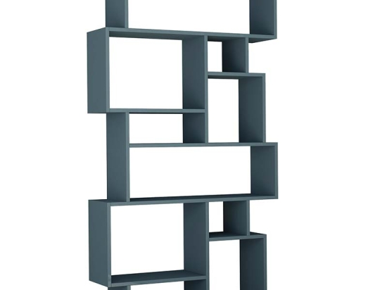 ΒΙΒΛΙΟΘΗΚΗ KARMATO PAKOWORLD ΧΡΩΜΑ ΠΕΤΡΟΛ 96X25.5X168.5ΕΚ