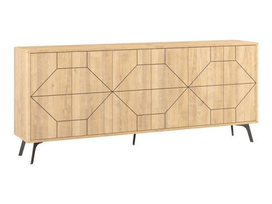 ΜΠΟΥΦΕΣ BUFEL PAKOWORLD ΣΕ ΦΥΣΙΚΗ ΑΠΟΧΡΩΣΗ 181X35X77.4ΕΚ