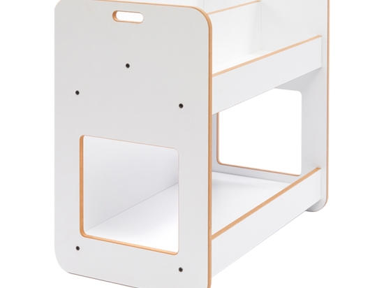 ΡΑΦΙΕΡΑ DOVERE PAKOWORLD ΛΕΥΚΟ MDF 56X34X55ΕΚ