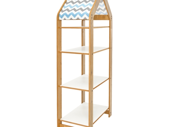 ΡΑΦΙΕΡΑ MONTESSORI ZOILEN II PAKOWORLD ΦΥΣΙΚΟ-ΛΕΥΚΟ-ΜΠΛΕ MDF 50X30X120ΕΚ
