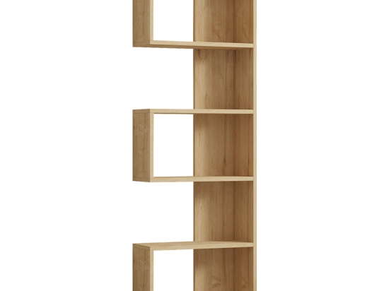 ΒΙΒΛΙΟΘΗΚΗ CASCADE PAKOWORLD ΣΕ OAK ΑΠΟΧΡΩΣΗ 51.8X22X150ΕΚ
