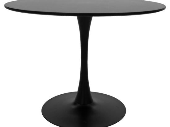ΤΡΑΠΕΖΙ BALOU PAKOWORLD MDF ΜΑΥΡΟ Φ100X75ΕΚ