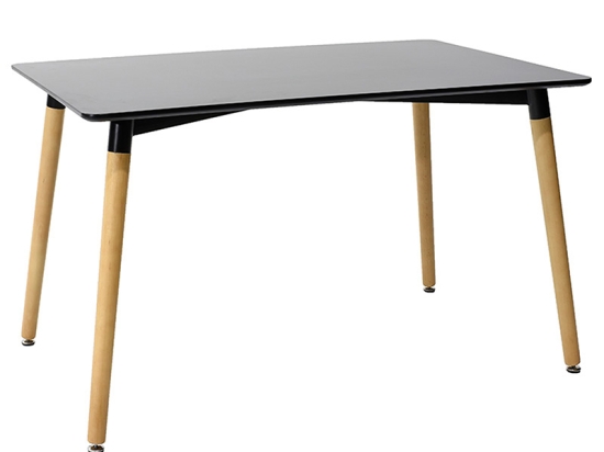 ΤΡΑΠΕΖΙ NATALI PAKOWORLD ΕΠΙΦΑΝΕΙΑ MDF ΜΑΥΡΟ 150X80X75ΕΚ