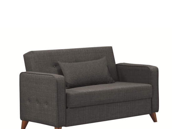 ΚΑΝΑΠΕΣ ΚΡΕΒΑΤΙ ΔΙΘΕΣΙΟΣ ARTELIBRE GABRIEL 2S ΓΚΡΙ 146X79X81CM
