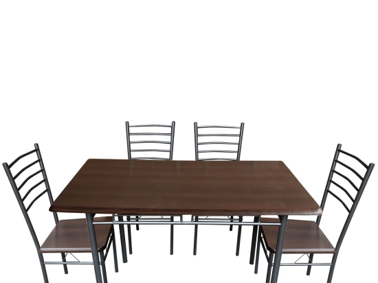 ΤΡΑΠΕΖΙ ΣΕΤ (4+1) ARTELIBRE ALPINE ASTER WENGE 120X68X75CM