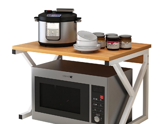 ΡΑΦΙΕΡΑ ΚΟΥΖΙΝΑΣ ARTELIBRE BEAVER ΔΡΥΣ/ΛΕΥΚΟ MDF/ΜΕΤΑΛΛΟ 54X35X34CM