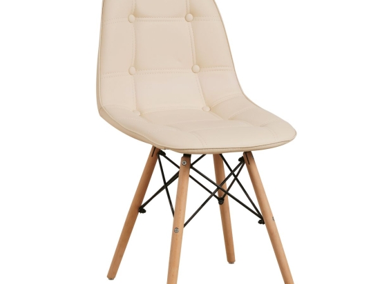 ΚΑΡΕΚΛΑ ARTELIBRE PEEP ΜΠΕΖ PVC/ΞΥΛΟ 44X52.5X84CM