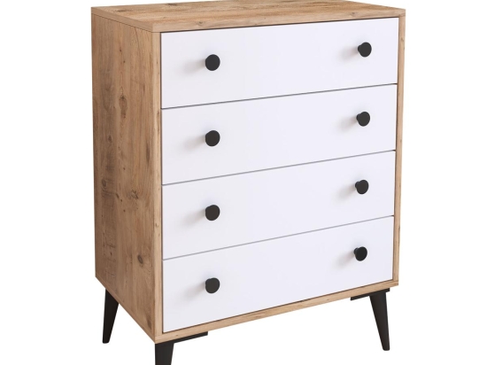 ΣΥΡΤΑΡΙΕΡΑ ARTELIBRE AMARI ΔΡΥΣ/ΛΕΥΚΟ ΜΟΡΙΟΣΑΝΙΔΑ 72X43X96CM
