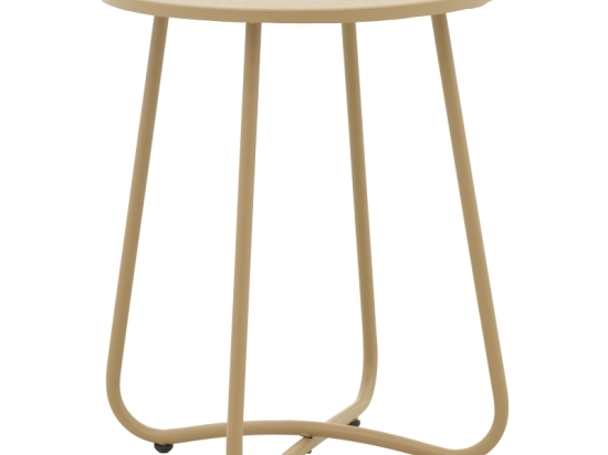 ΤΡΑΠΕΖΙ BRAMWELL PAKOWORLD ΜΕΤΑΛΛΟ ΜΠΕΖ Φ40X50ΕΚ