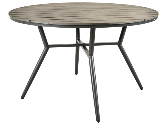 ΤΡΑΠΕΖΙ APPA PAKOWORLD ΑΛΟΥΜΙΝΙΟ ΚΑΙ PLYWOOD ΣΕ ΑΝΘΡΑΚΙ ΑΠΟΧΡΩΣΗ Φ120X74ΕΚ