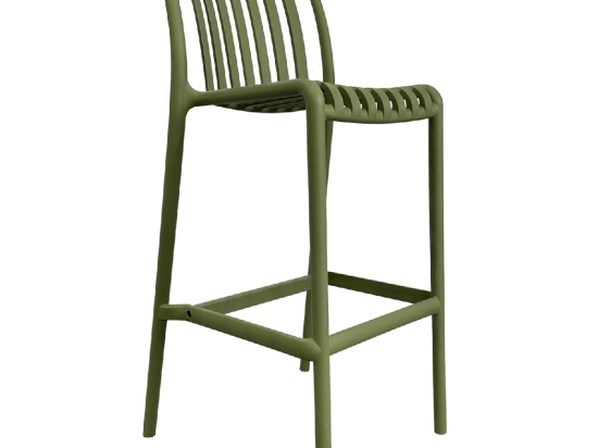 ΣΚΑΜΠΟ BAR ARTELIBRE TAHITI ΠΡΑΣΙΝΟ PP 47X38X102CM