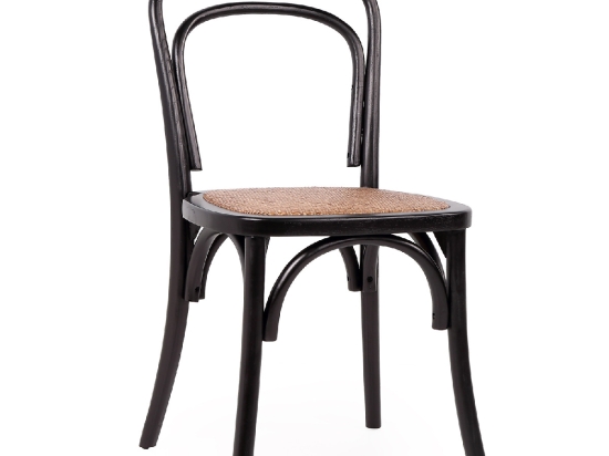 ΚΑΡΕΚΛΑ ΕΠΑΓΓΕΛΜΑΤΙΚΗ ARTELIBRE LETO ΜΑΥΡΟ ΞΥΛΟ/RATTAN 45X54X89CM