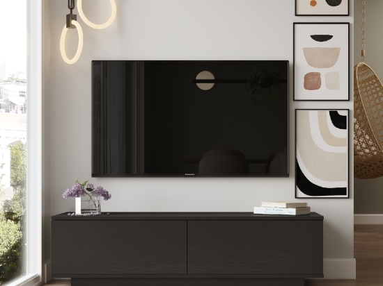 ΕΠΙΠΛΟ ΤΗΛΕΟΡΑΣΗΣ ARTELIBRE BRENT ΜΑΥΡΟ ΜΟΡΙΟΣΑΝΙΔΑ 140X35.5X38.2CM