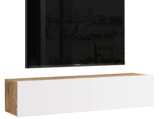 ΕΠΙΠΛΟ ΤΗΛΕΟΡΑΣΗΣ ΕΠΙΤΟΙΧΙΟ SERIT PAKOWORLD ΛΕΥΚΟ-SONOMA 140X31.6X29.6ΕΚ
