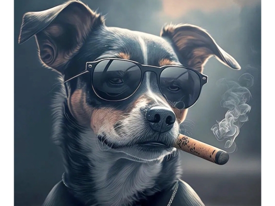 ΠΙΝΑΚΑΣ ΣΕ ΚΑΜΒΑ DOGSTYLE PAKOWORLD ΨΗΦΙΑΚΗΣ ΕΚΤΥΠΩΣΗΣ 50X1.8X50ΕΚ