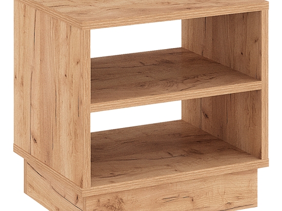 ΚΟΜΟΔΙΝΟ MASON PAKOWORLD ΜΕΛΑΜΙΝΗΣ ΣΕ OAK ΑΠΟΧΡΩΣΗ 40X32X40ΕΚ