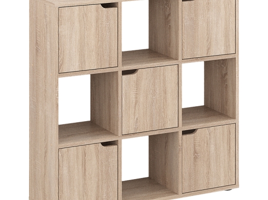 ΒΙΒΛΙΟΘΗΚΗ BOOKEL PAKOWORLD ΣΕ SONOMA ΑΠΟΧΡΩΣΗ 88.5X27.5X89.3ΕΚ